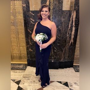 Navy formal gown